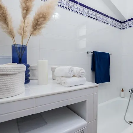 فيلة 3br Paradise, Casa Azul By Hm Santo Estevao (Faro)