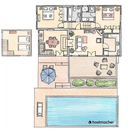 3br Paradise, Casa Azul By Hm Santo Estevao (Faro)